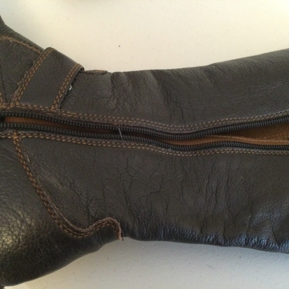 BøC brown leather boots, size 8.5, EUR40 - Picture 4 of 4